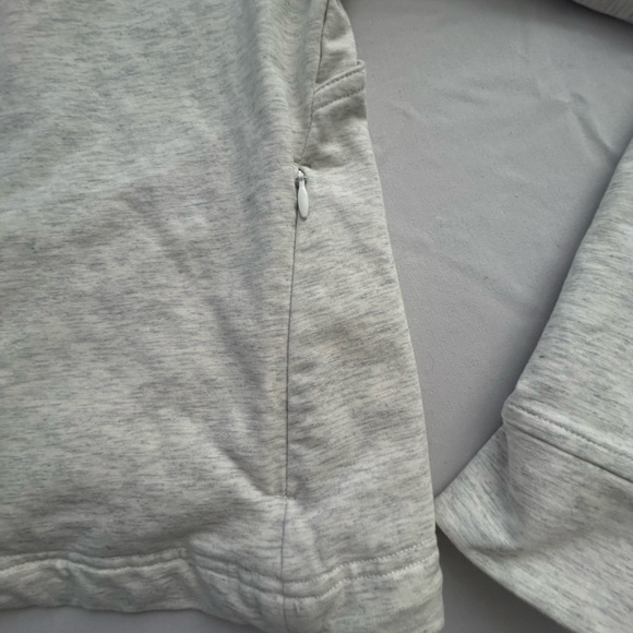 Lululemon light grey pullover with cut out back design. Size 2. Worn Once! - Picture 3 of 5